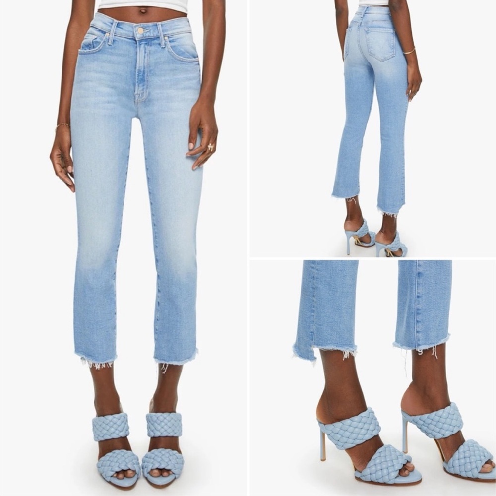 Mother The Insider Crop Step Fray in Limited Edition
